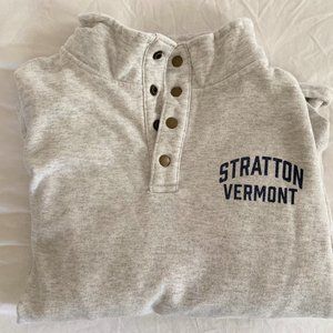 Stratton Vermont Quarter Snap Up Pullover Sweatshirt